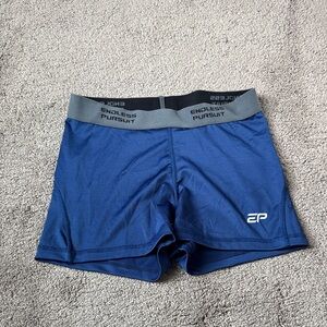 Endless Pursuit Blue Spandex Shorts SIZE S